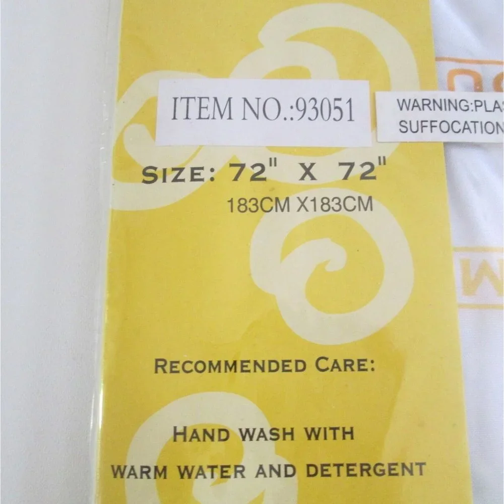 Mickey Mouse Shower Curtain Disney Character Polyester Fabric 72 x 72